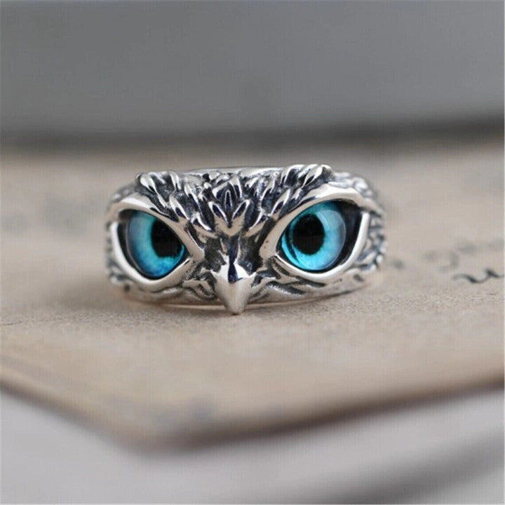 Owl gangster look ring