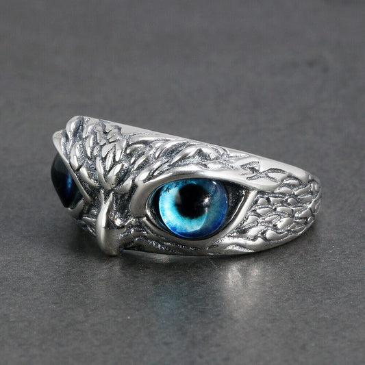 Owl gangster look ring
