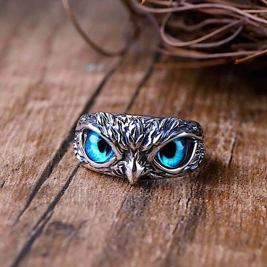 Owl gangster look ring